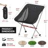 Chaise de camping ultra-légère NATUREHIKE pour le voyage et le confort